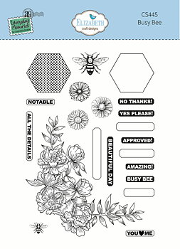 Elizabeth - Clear stamps - Busy Bee