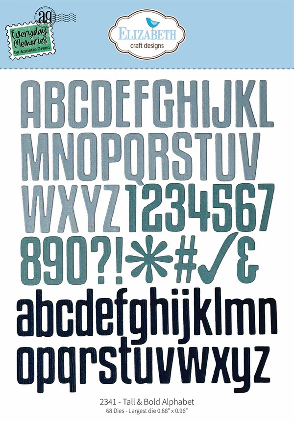Elizabeth - Dies - Tall & Bold Alphabet