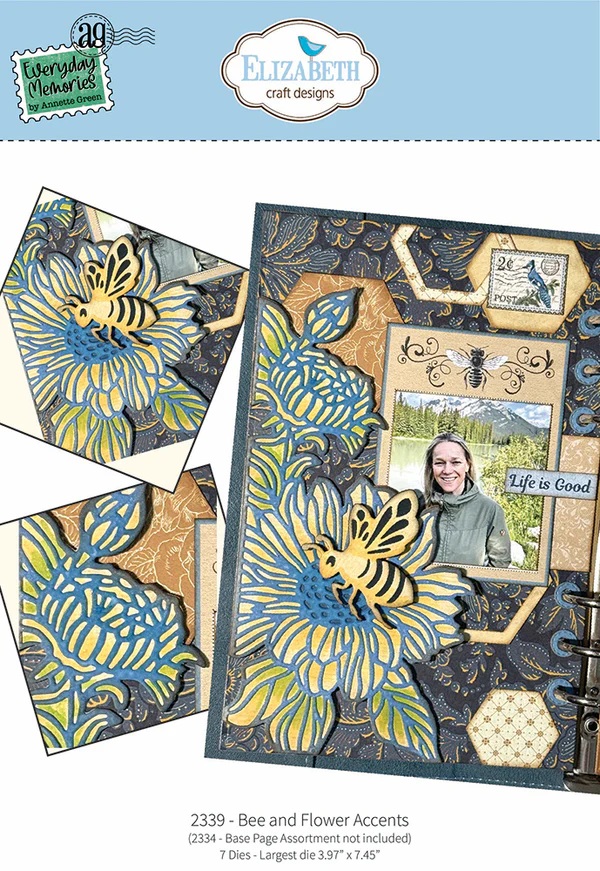 Elizabeth - Dies - Bee and Flower Accents