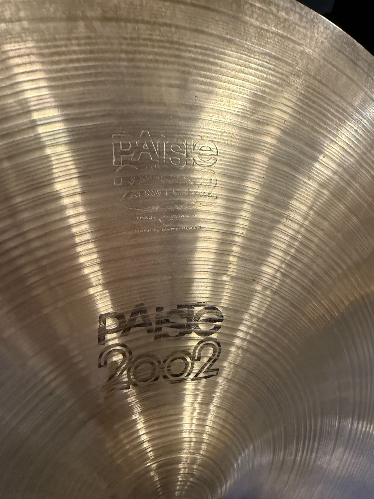 Paiste 2002 Black Label 16" crash - 2