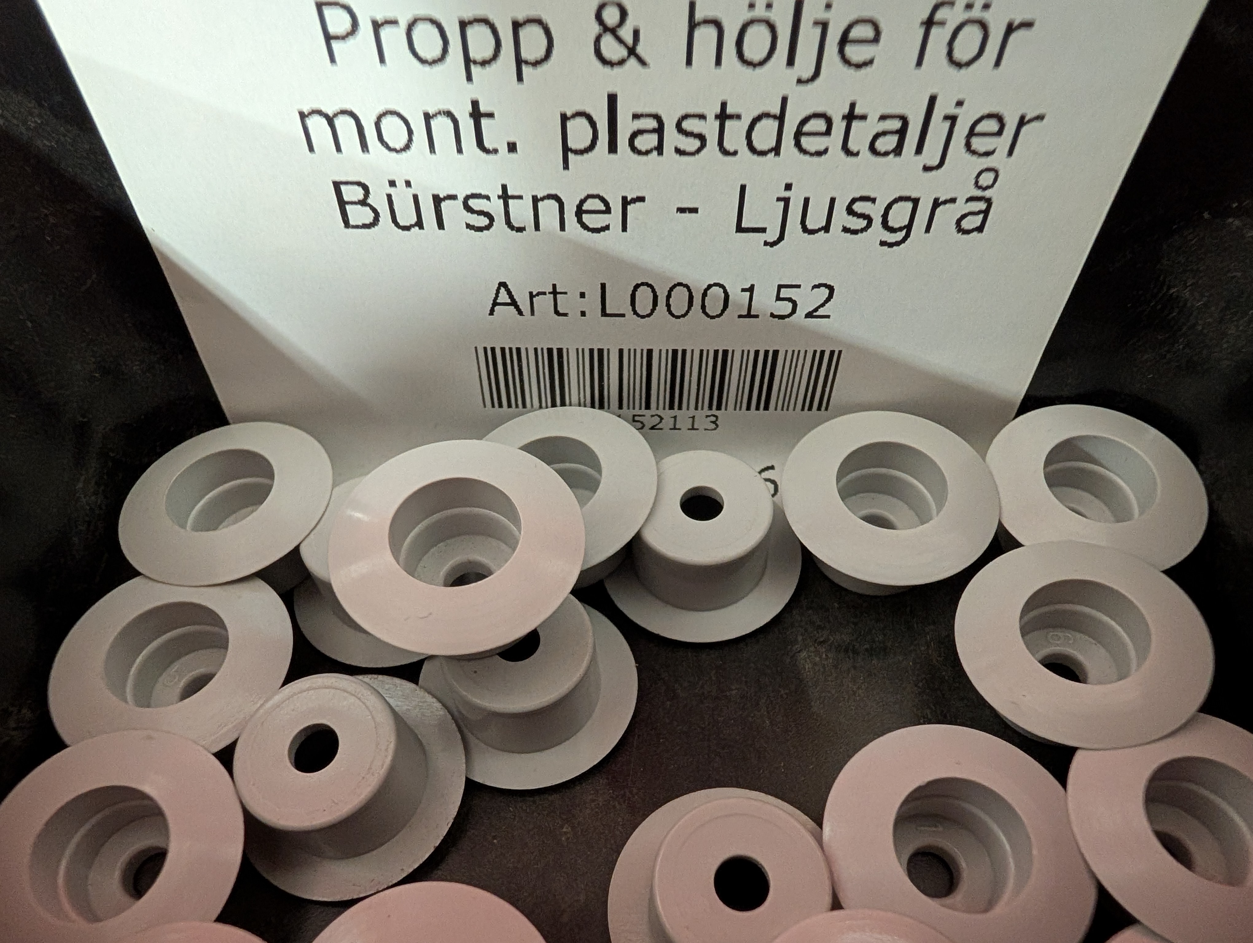 Plug & casing for mount. Plastic details Bürstner - Light grey - 2