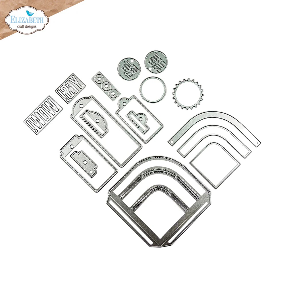 Elizabeth - Dies - Rounded Pocket with Tags - 3
