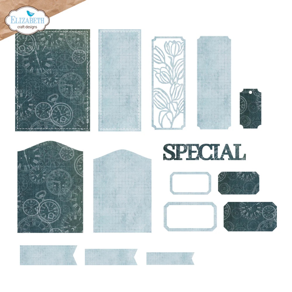 Elizabeth - Dies - Pocket Page Inserts 1 - 2