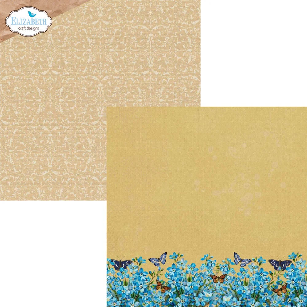 Elizabeth  -  Printed Cardstock -12x12 - Delightful Discovery - 7