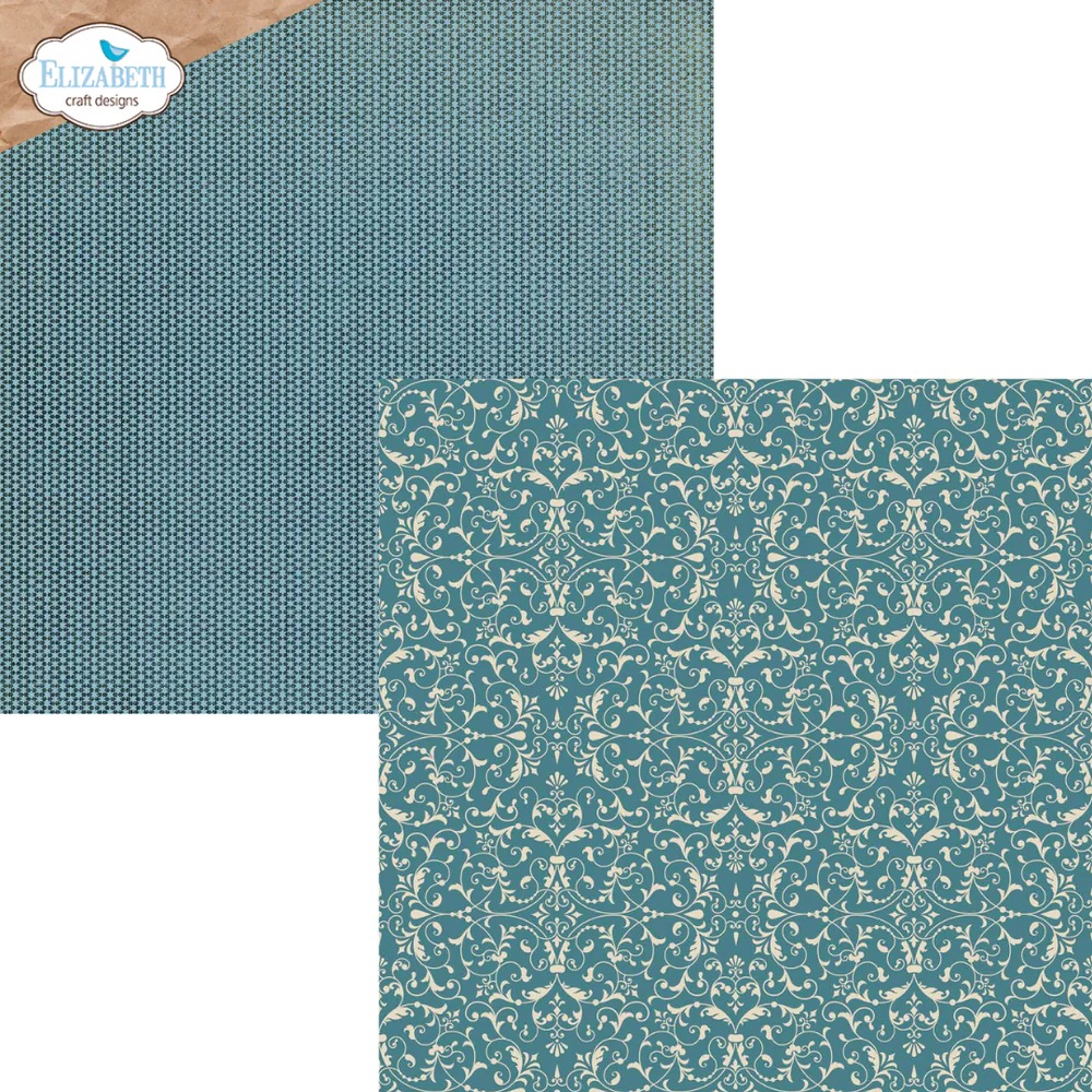 Elizabeth  -  Printed Cardstock -12x12 - Delightful Discovery - 12