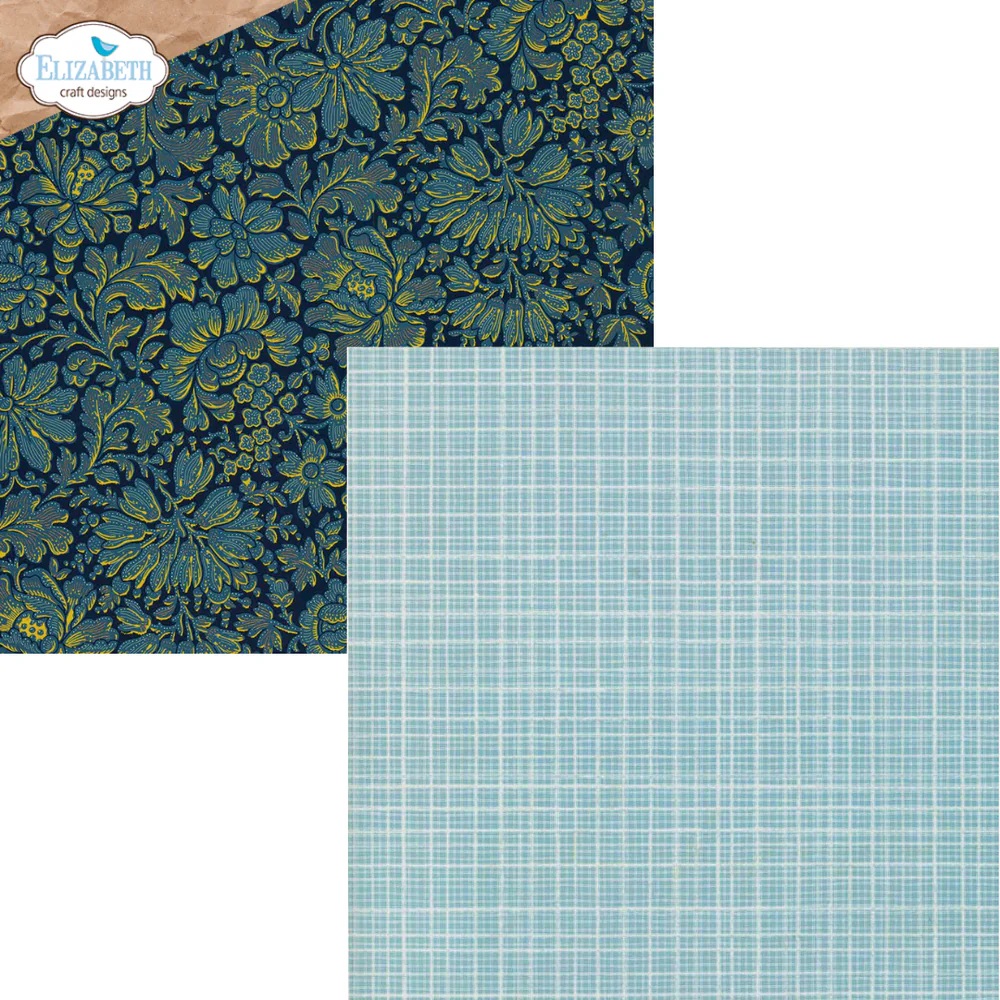Elizabeth  -  Printed Cardstock -12x12 - Delightful Discovery - 8