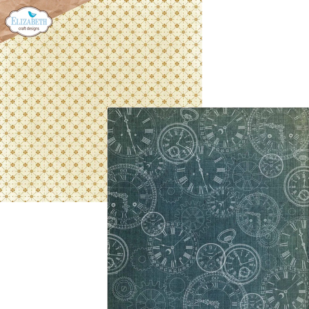 Elizabeth  -  Printed Cardstock -12x12 - Delightful Discovery - 11