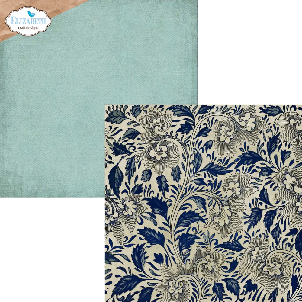 Elizabeth  -  Printed Cardstock -12x12 - Delightful Discovery - 6