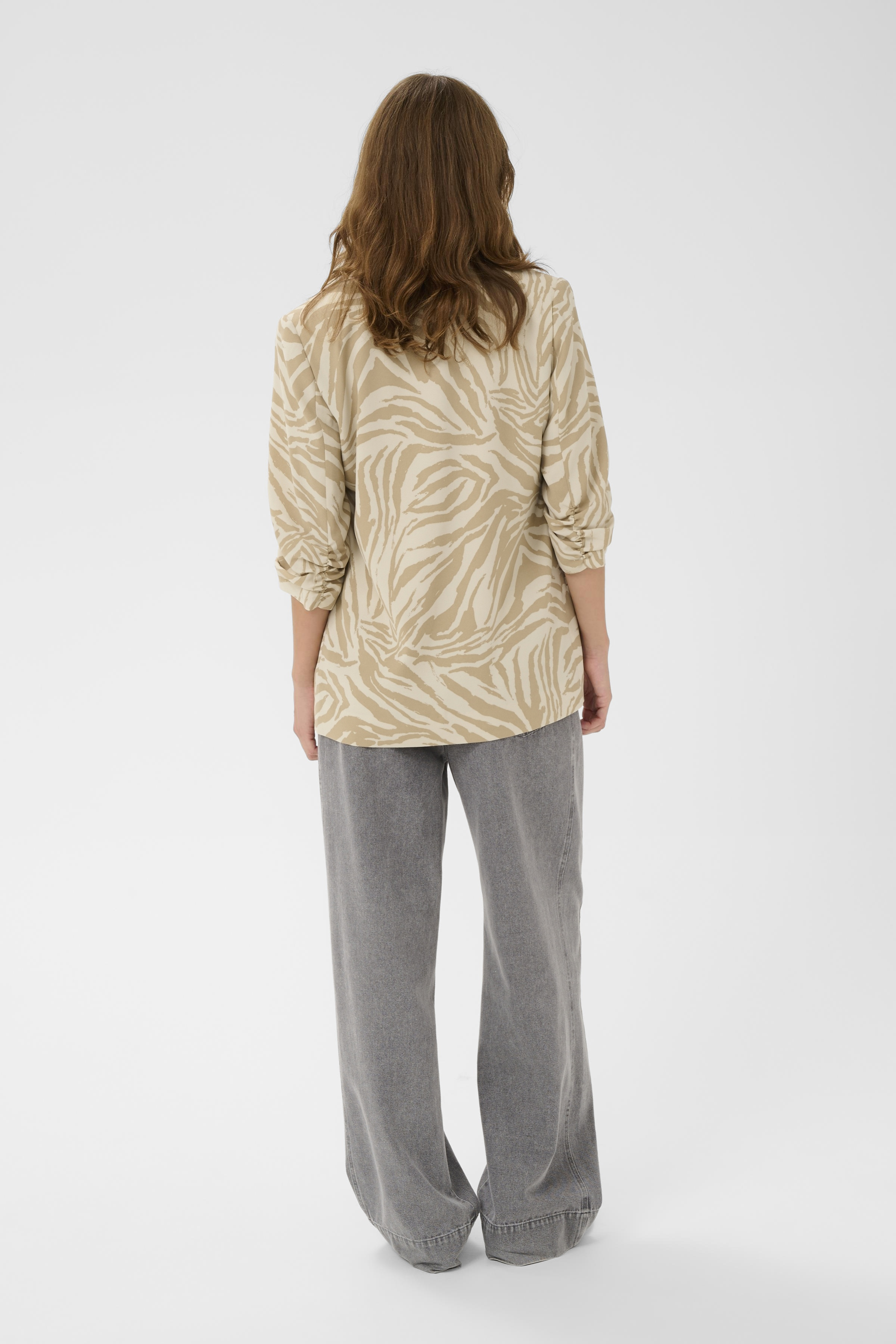SLShirley Printed Blazer White Pepper Animal - 6