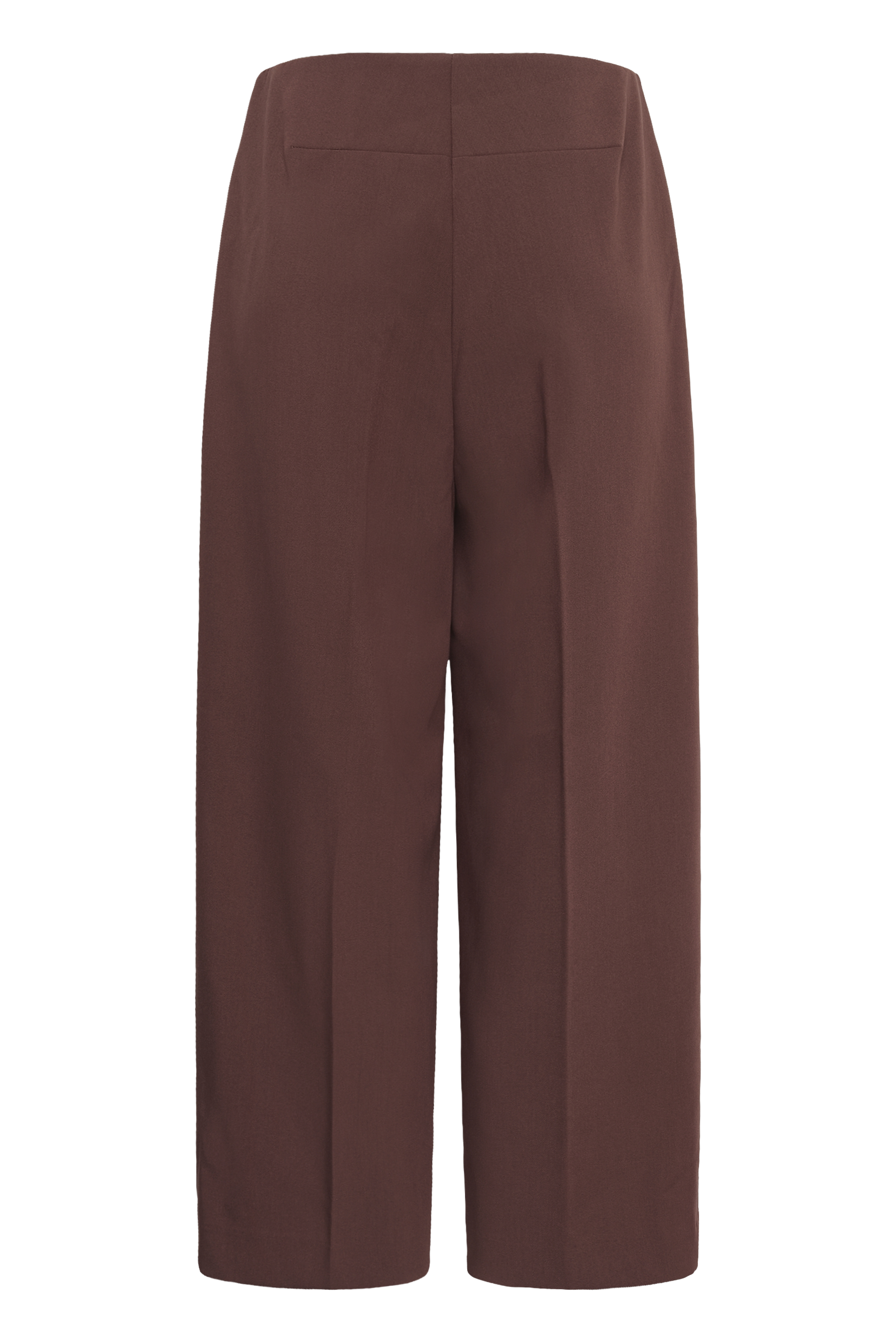 SLCorinne Wide Cropped Pants Brown Stone - 2