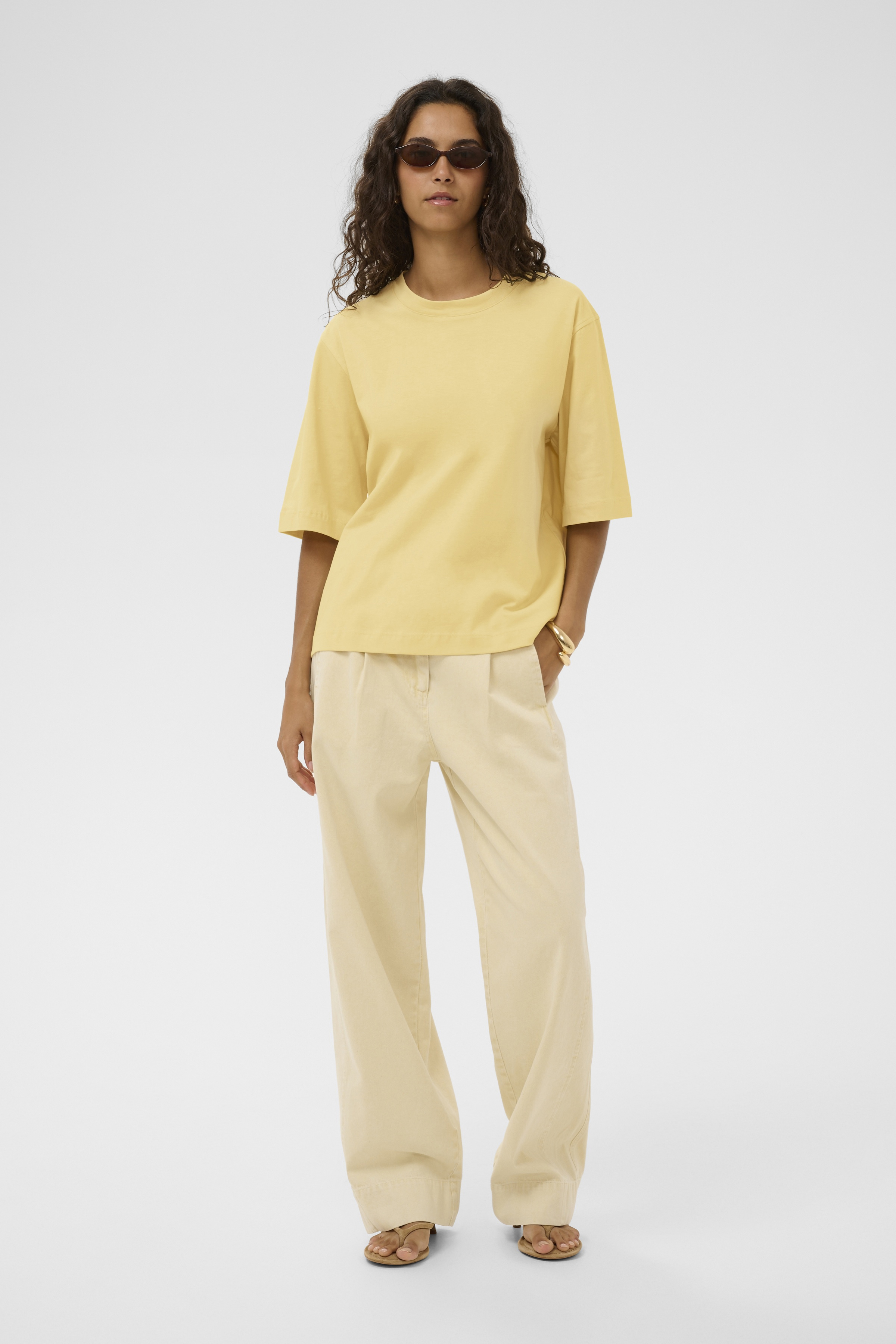 SLJina Basic Tee Reed Yellow - 4
