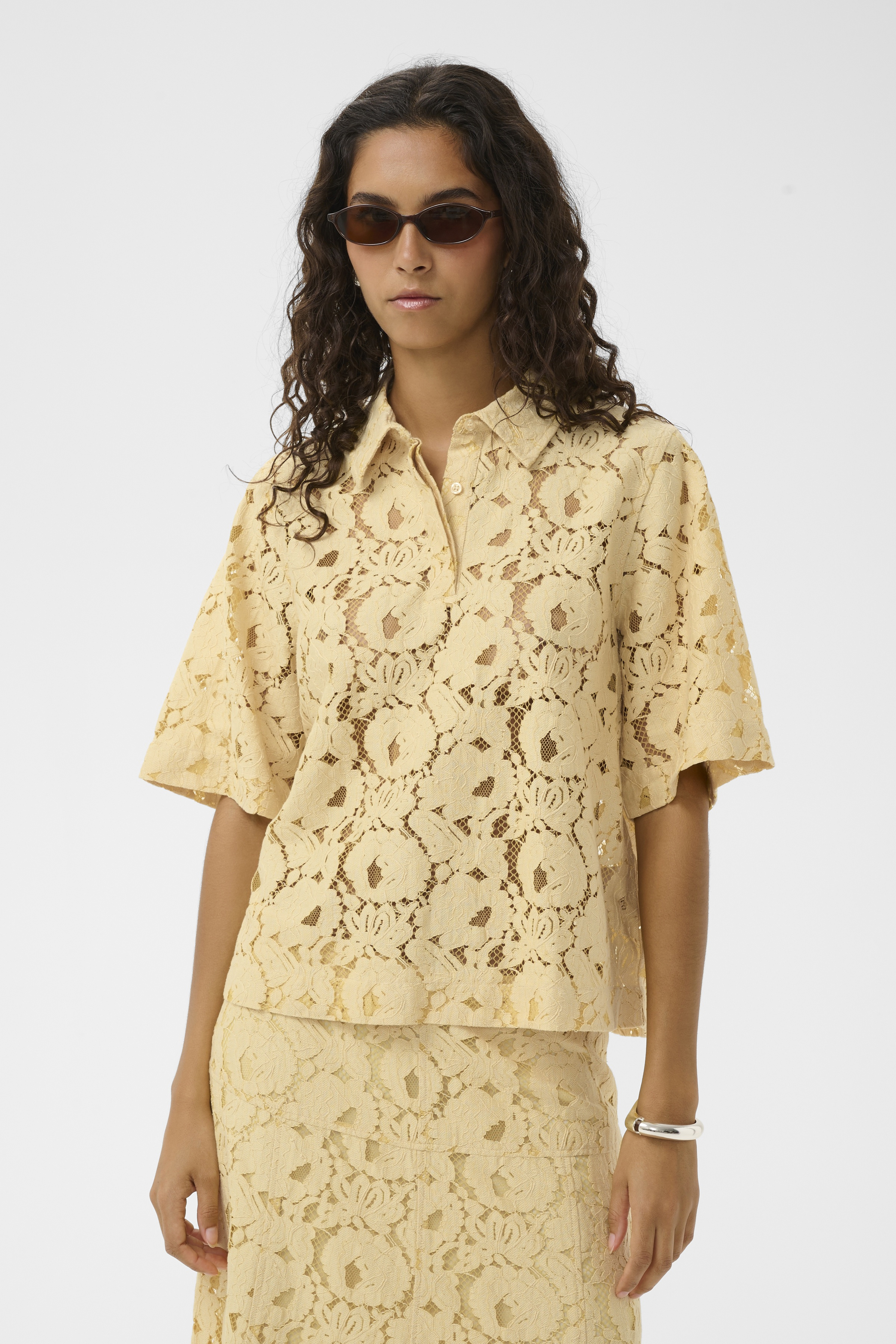 SLTaya Polo Shirt SS Reed Yellow - 6