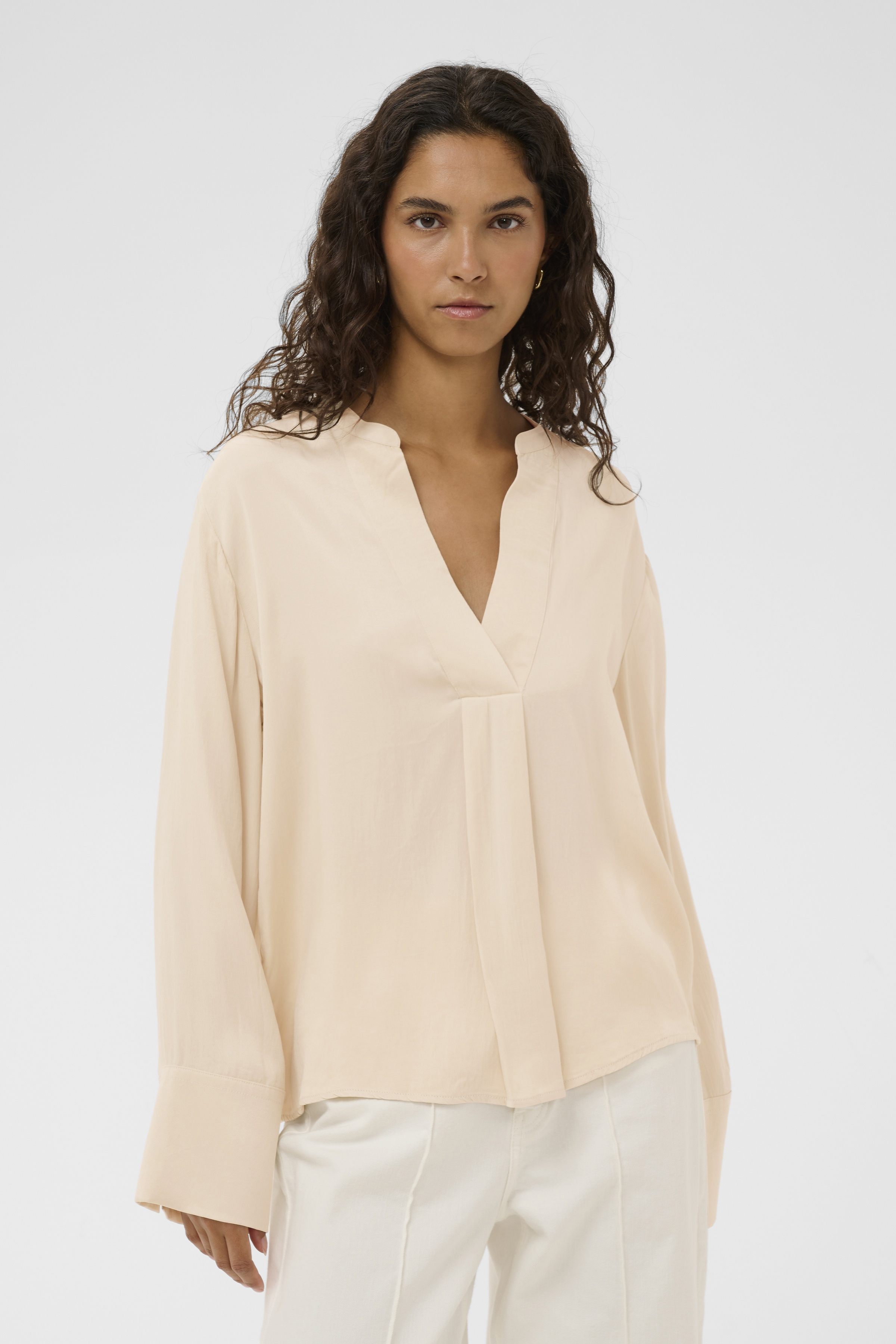 SLNadeya Albia Blouse LS Oatmeal - 6
