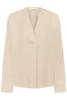 SLNadeya Albia Blouse LS Oatmeal