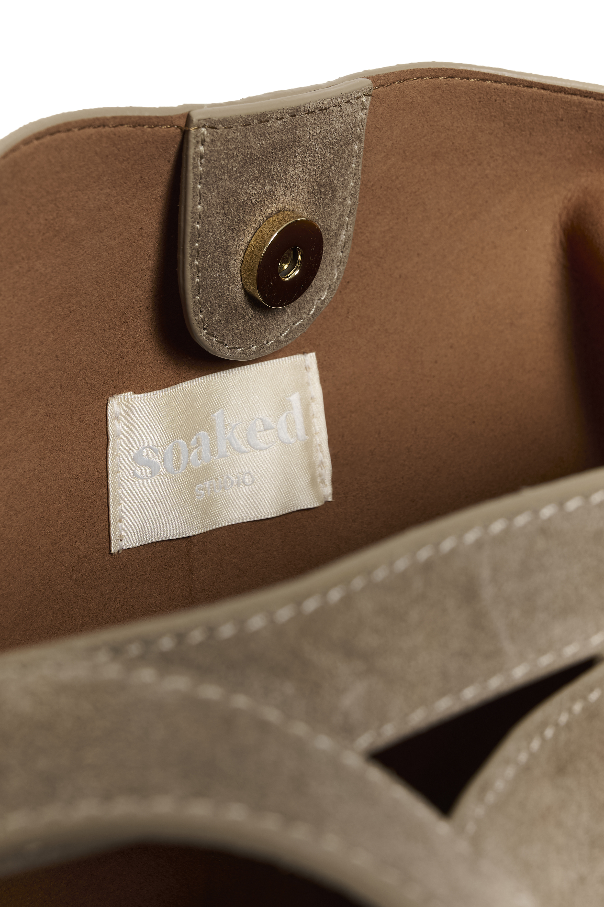SLCalilje Suede Bag Desert Taupe - 5