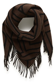SLPentile Triangle Scarf Pottng Soil Monogram