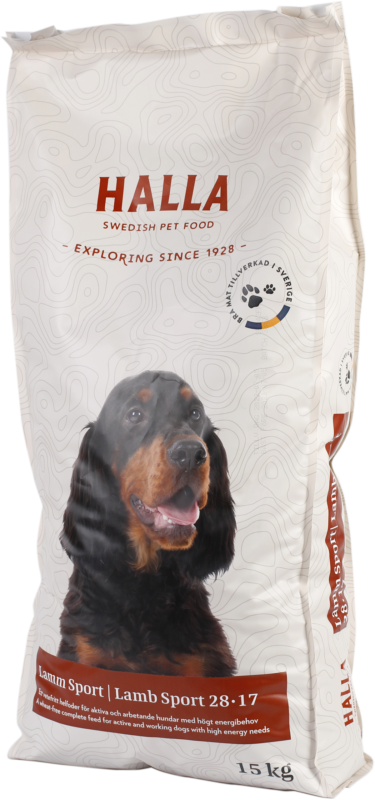 HALLA Hundfoder Lamm Sport 28-17 15kg