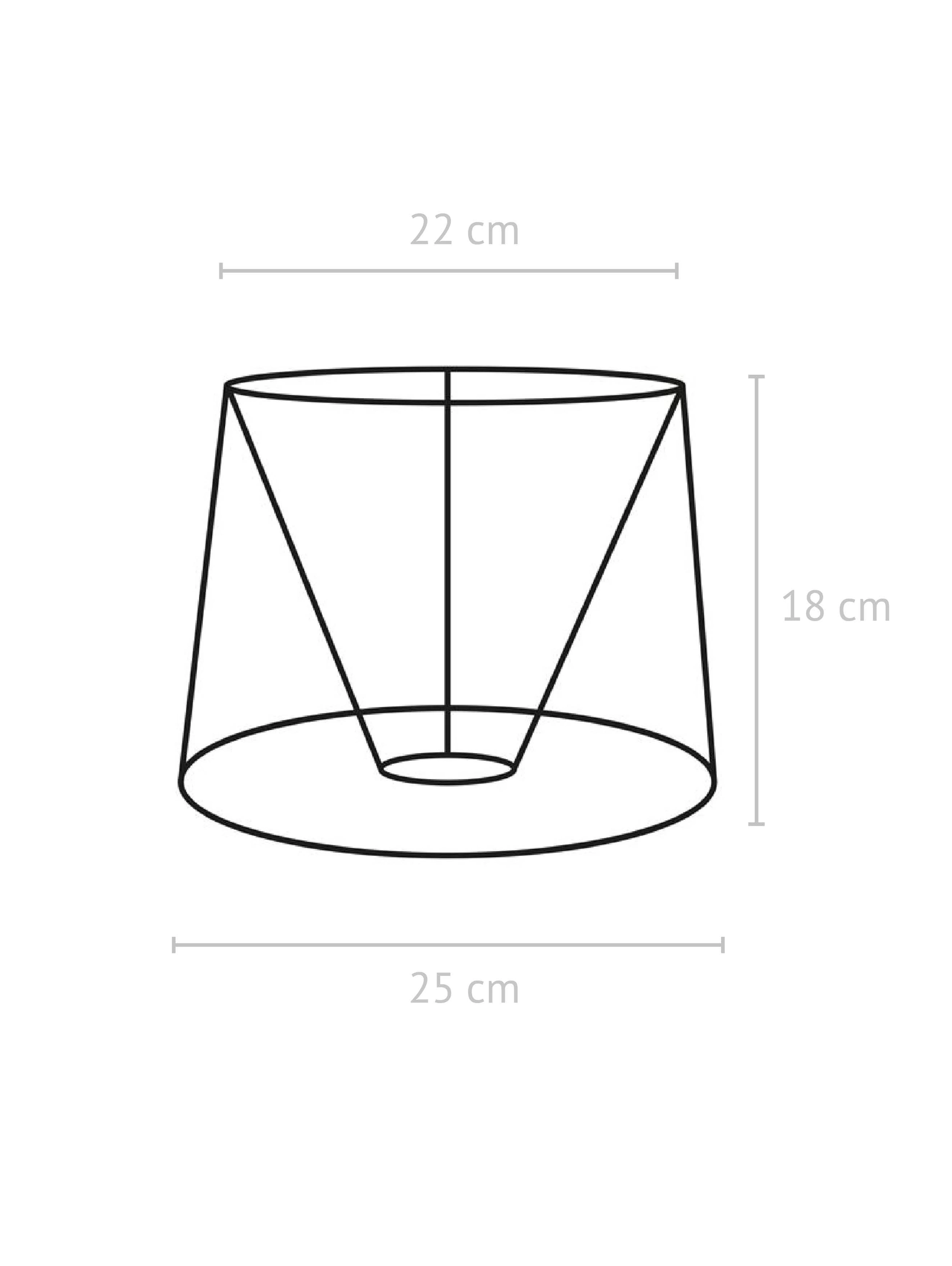 Lampskärm/ Dia:25cm/ Beige 