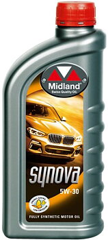 Midland Synova 5W-30 Avancerad helsyntetisk motorolja 1 Liter