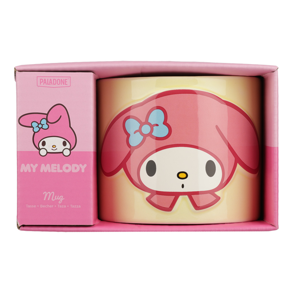My Melody Präglad Porslinsmugg 400 ml i Presentask - 5