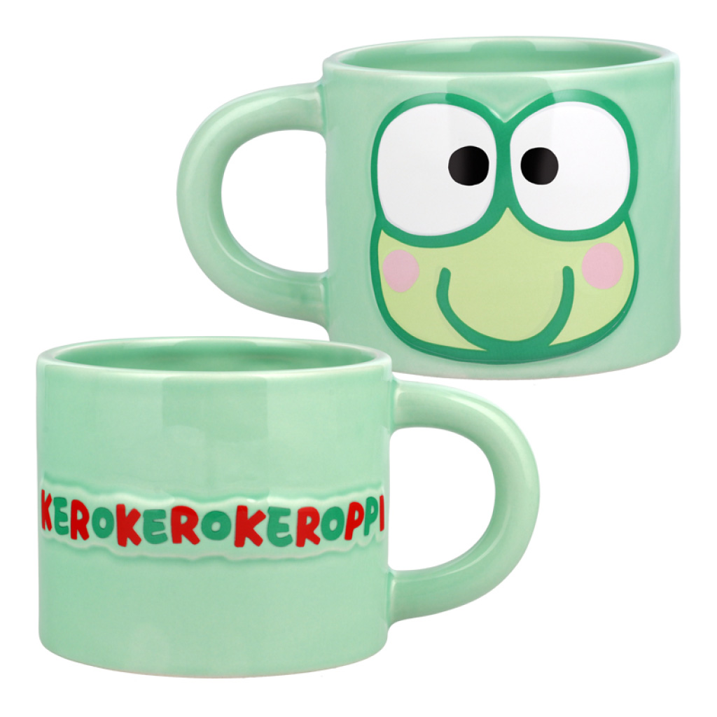 Keroppi Präglad Porslinsmugg 400 ml i Presentask - 6