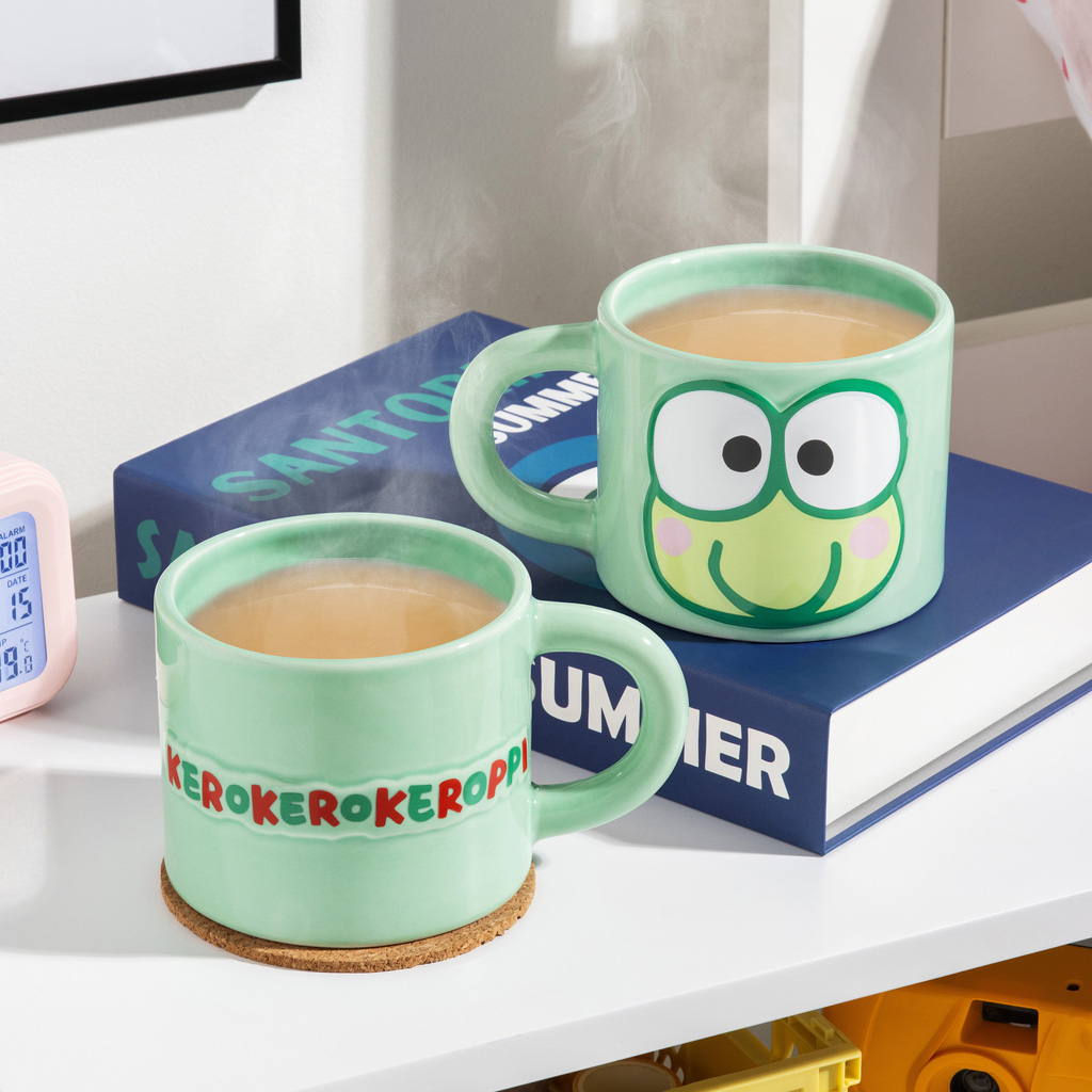 Keroppi Präglad Porslinsmugg 400 ml i Presentask - 3