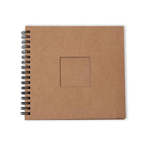 Studio Light Spiral passe -partout journal 150x150x15mm, Kraft 