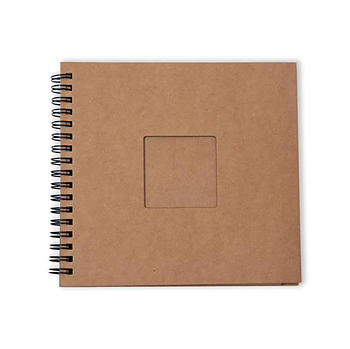 Studio Light Spiral passe -partout journal 150x150x15mm, Kraft 