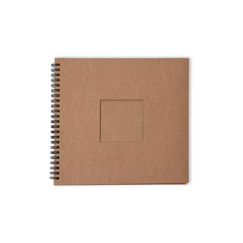 Studio Light Spiral passe -partout journal 203x203x17mm, Kraft 