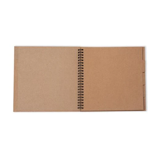 Studio Light Spiral passe -partout journal 203x203x17mm, Kraft  - 2