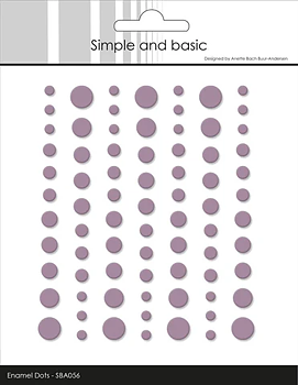 Simple and Basic Matte Enamel Dots -Heather