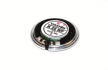 Högtalare Visaton K28WP, Ø28mm 2 Watt, 8 Ohm