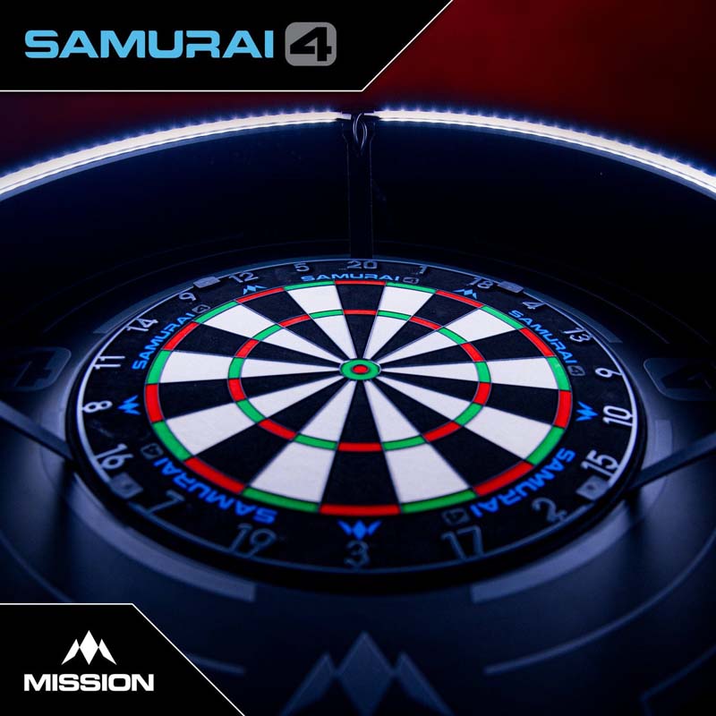 Mission Darttavla Samurai 4 Graphite Grey Spider - 12