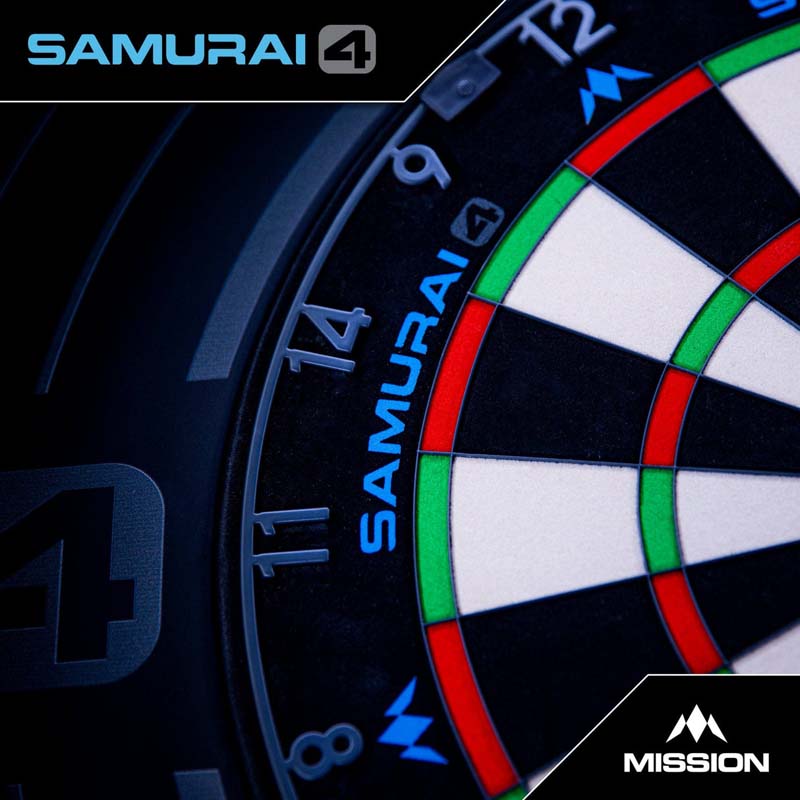 Mission Darttavla Samurai 4 Graphite Grey Spider - 7