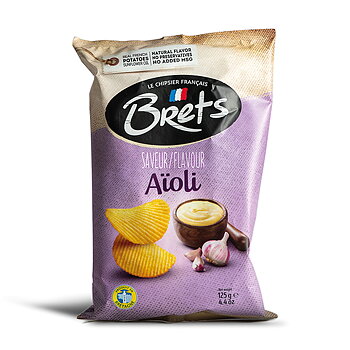 Brets Chips Aioli, 125 g