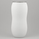 Stig Lindberg (Grazia 1951) White Vase with Woman and Rooster Motif 27 cm (2)