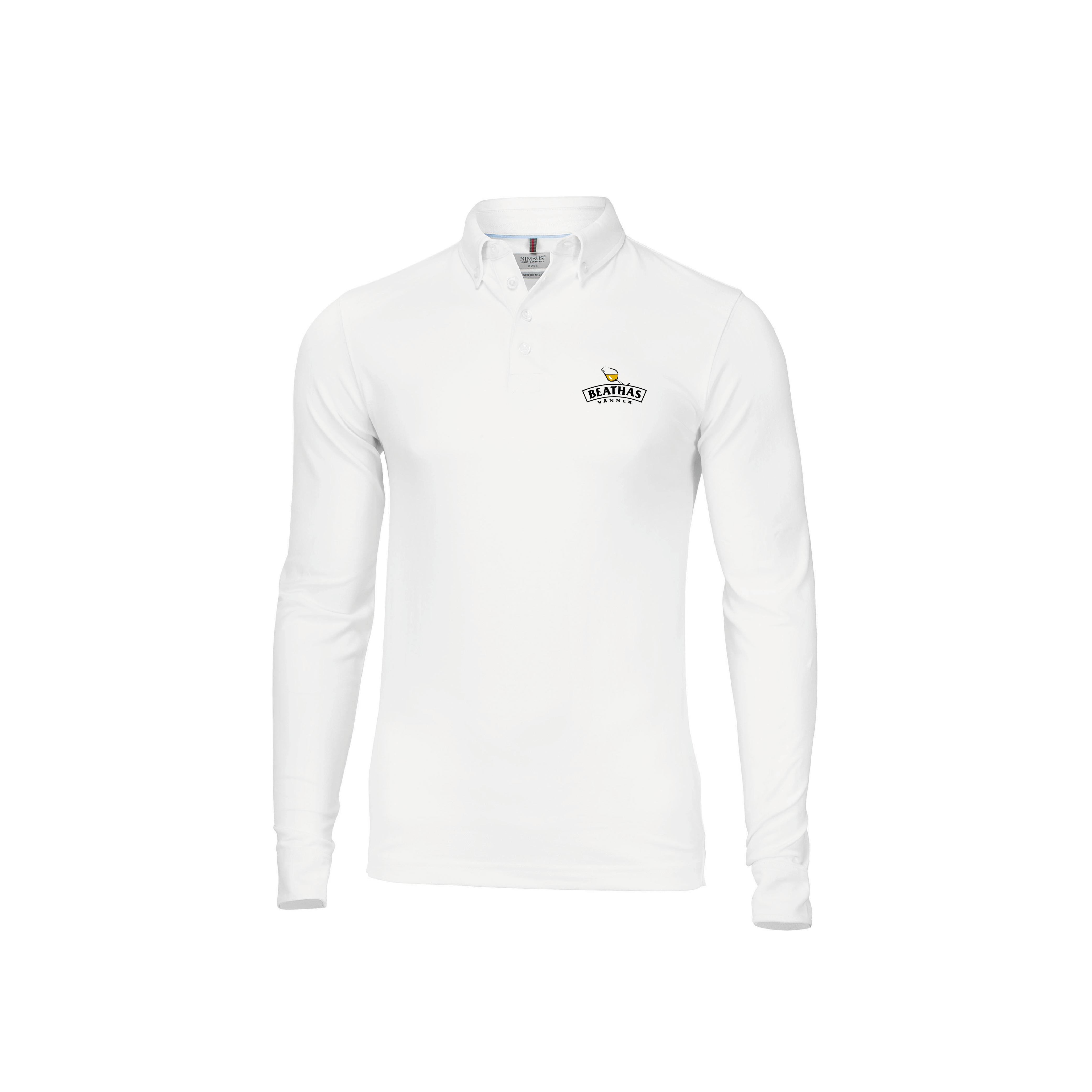 BV Långärmad Polo vit - 2