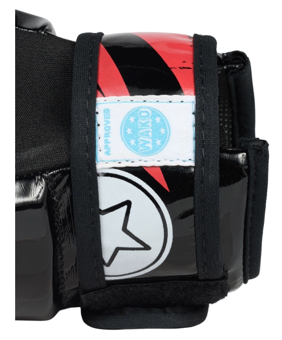 Topten Open Hand Glossy Urban Svart/Röd XS-L - 2