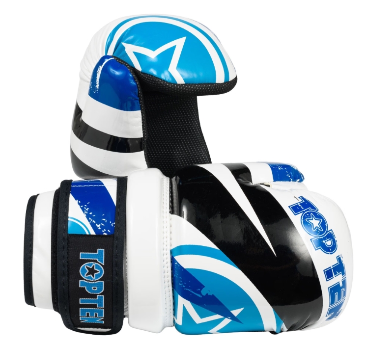 Topten Open Hand Glossy Urban Blue/White XS-L