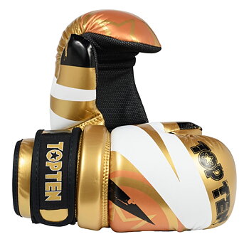Topten Open Hand Glossy Urban Guld/Vit XS-L