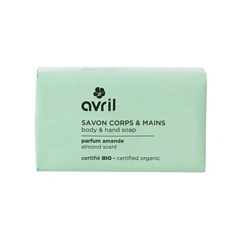 Vegansk ekologisk tvål mandel avril 100g