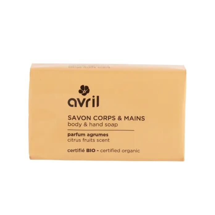Vegansk ekologisk tvål citrus 100g avril