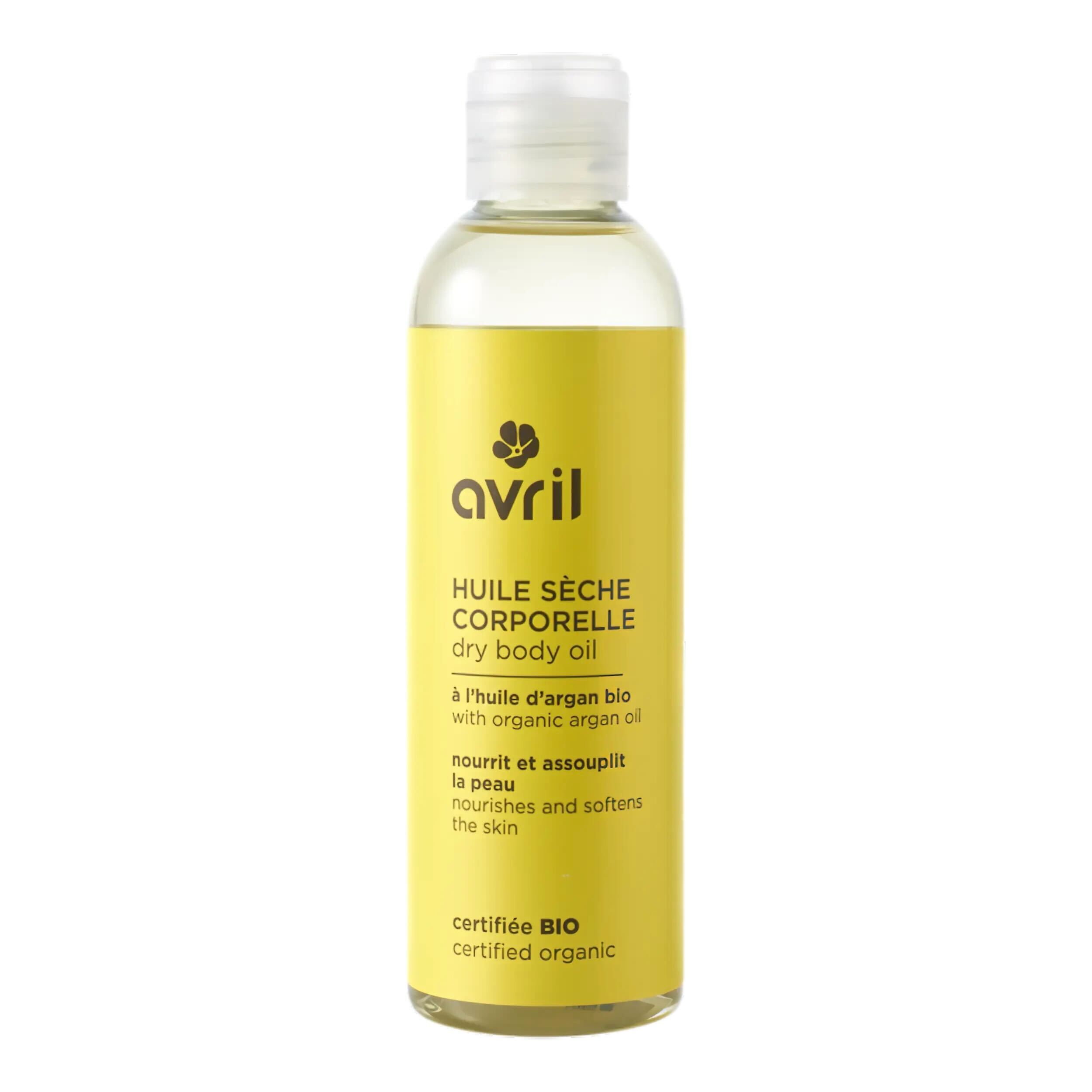 Vegans ekologisk kroppsolja argan jojoba avril 200ml