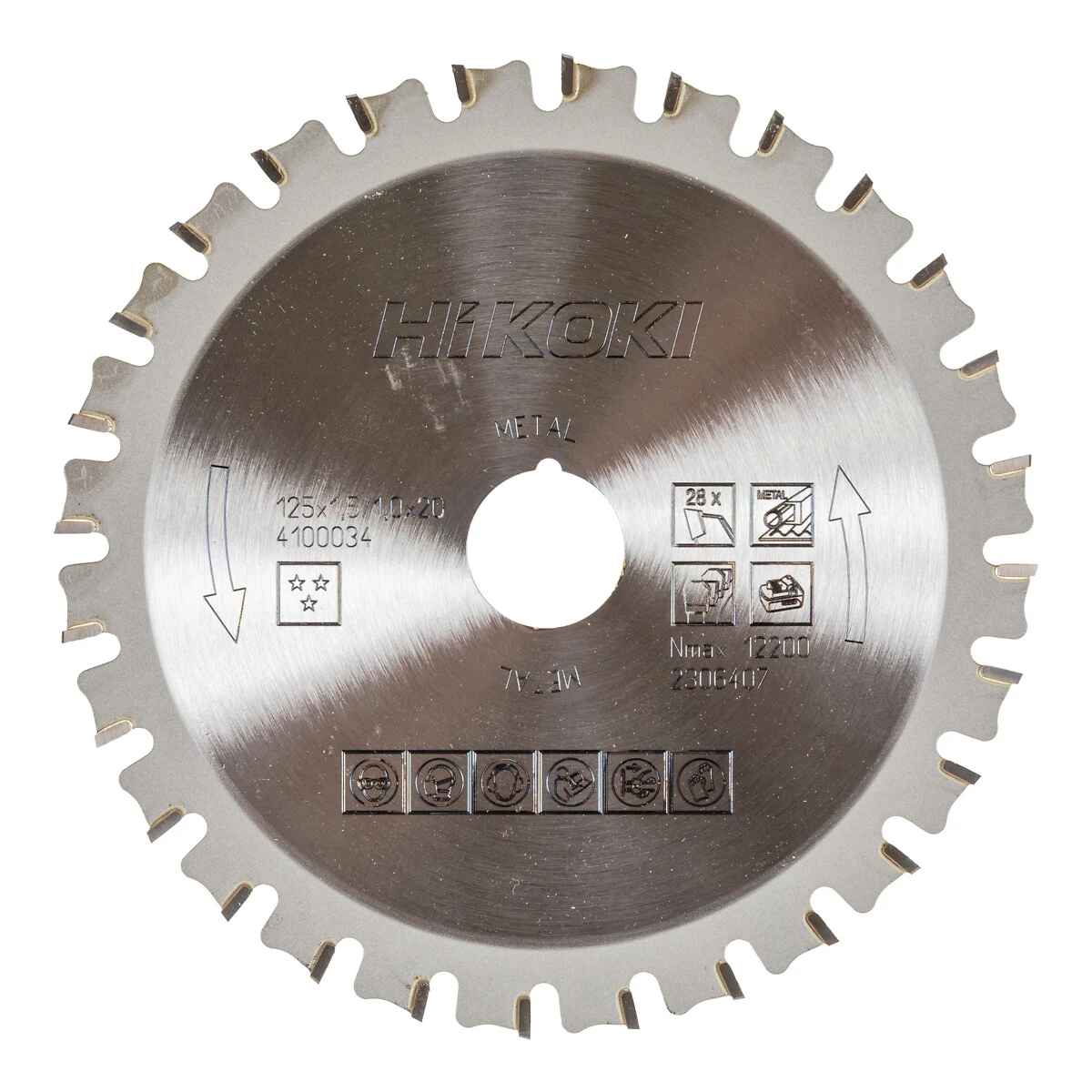Cirkelsågklinga 125x20 28T Metal