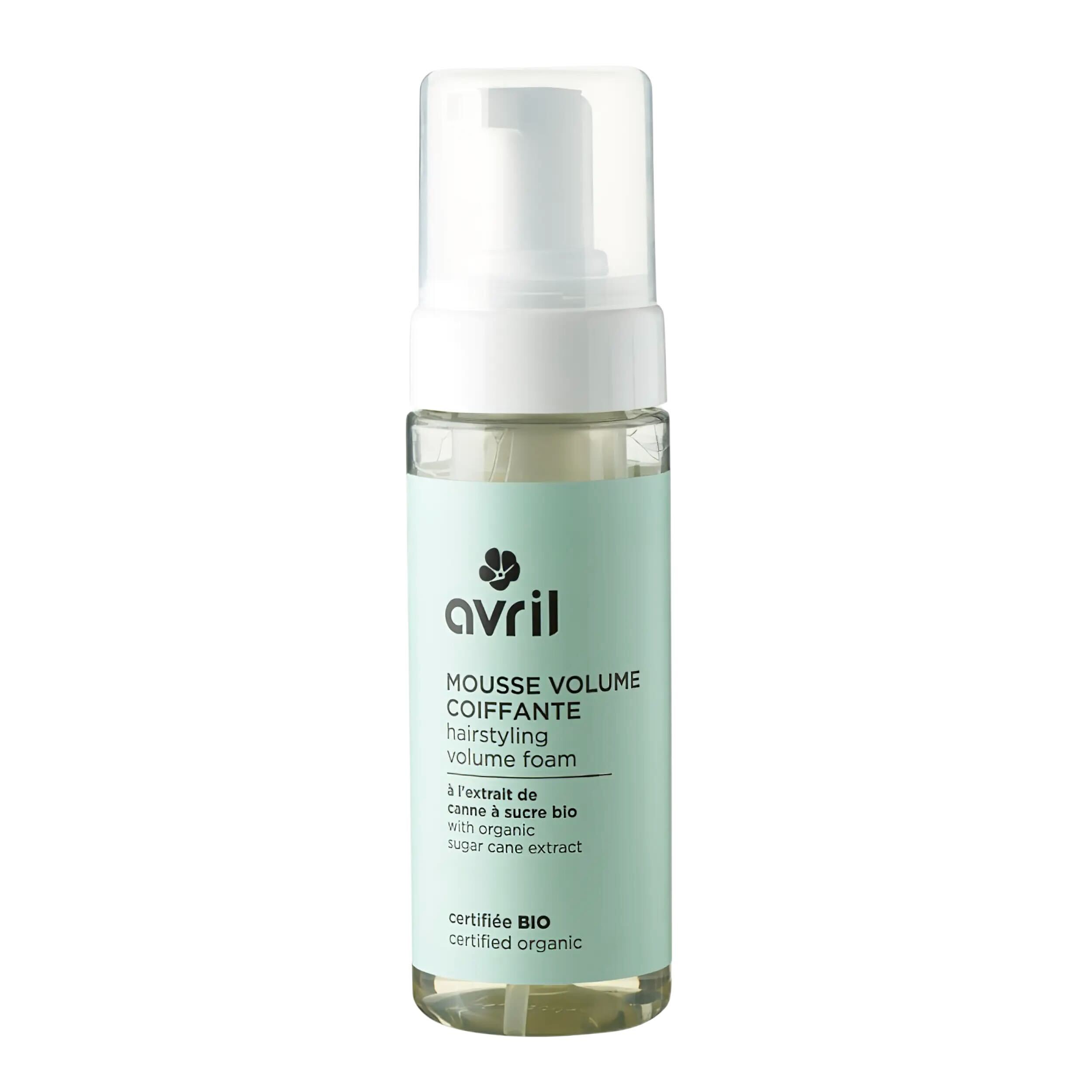 veganskt ekologisk hårmousse avril 150ml