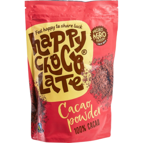 ekologiskt fairtrade kakaopulver 250g happy chocolate