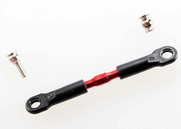 Traxxas Turnbuckle Komplett Camberstag 69mm Aluminium Röd
