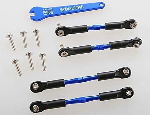 Traxxas Turnbuckle Camberstag Set Aluminium Blå