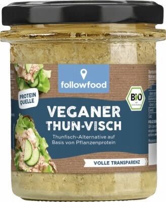 vegansk tonfisk i olja followfoods 180g ekologisk