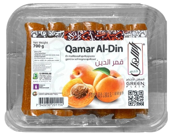 Aprikospasta Qamar Al-Din i 13 rullar 700g
